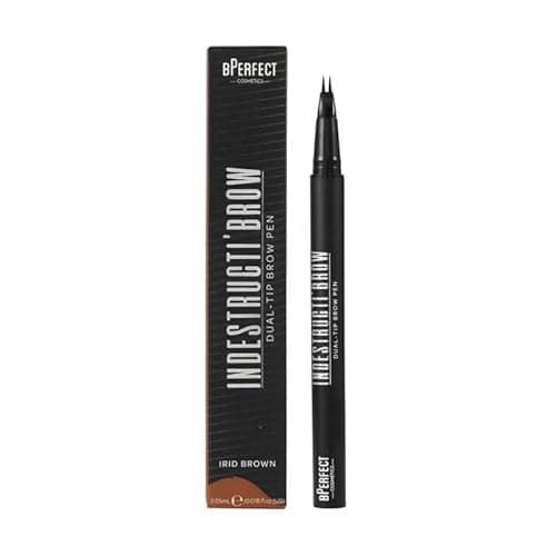 Image of BPerfect Indestructi'Brow Dual-Tip Brow Pen – Natural Brown Long-Lasting Smudge-Resistant Brow Pen 02 - Irid Brown