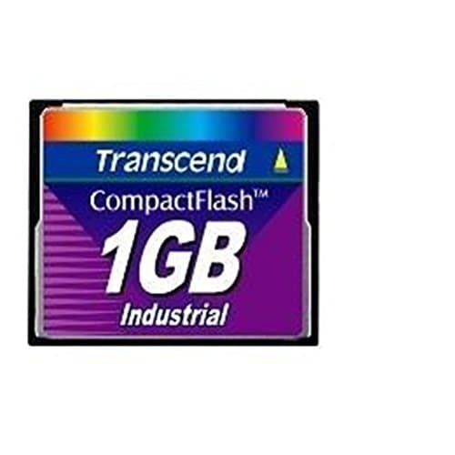 Image of Transcend 1GB Industrial CF Card (45X) - Transcend Flash Memory Compact Flash Card (CF)