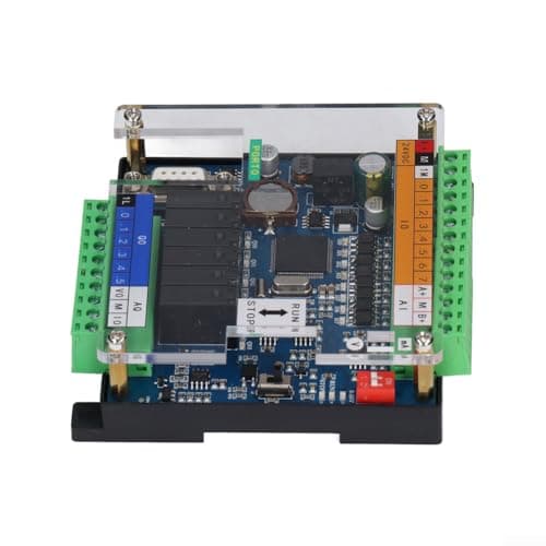 Image of SK222XP-14R Programmable Controller 24VDC Industrial PLC 8 Digital Inputs 6 Relay Outputs 2 Analog Inputs 1 Analog Output Dual Range DIP Switch Compact ABS 108x95mm for S7 200 Automation