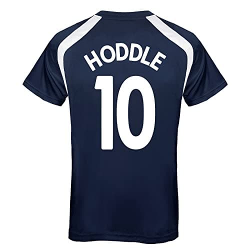 Image of Tottenham Hotspur FC Mens Hoddle 10 Poly T-Shirt Navy Large