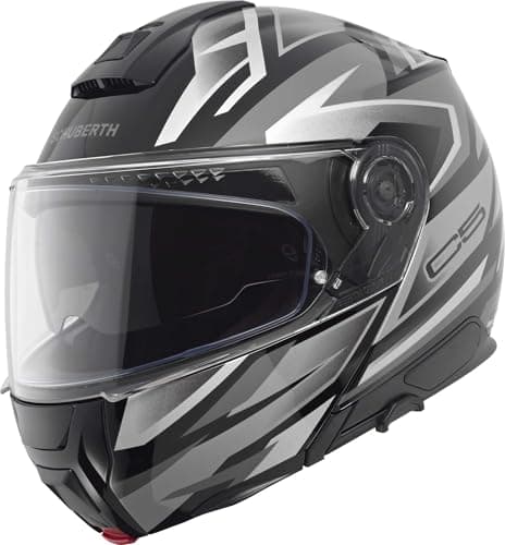 Image of Schuberth C5 Zenith Flip-Up Helmet, Black/Grey, M (57)