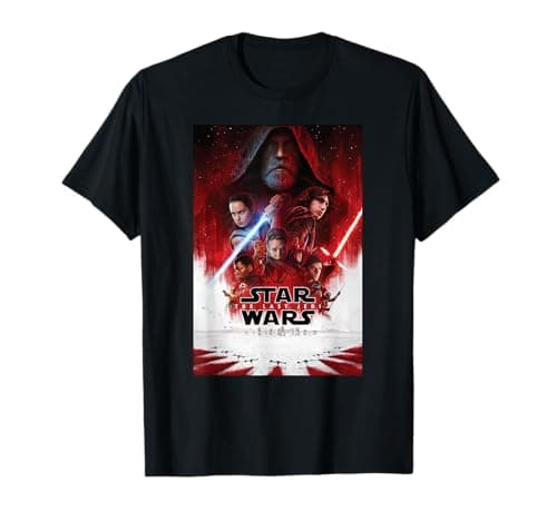 Image of Star Wars The Last Jedi Movie Poster T-Shirt