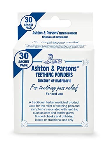 Image of Ashton & Parsons Teething Powders, used to soothe teething pain and symptoms, for Babies From 3 Months+, natural traditional remedy, UK’s No1 teething brand in pharmacy*, Pack of 30.