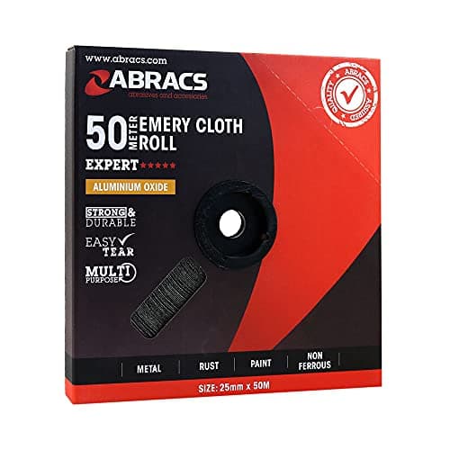 Image of Tool Connection Connect 32148 Abracs Emery Roll 25mm x 50m x P60 1pc, Blue