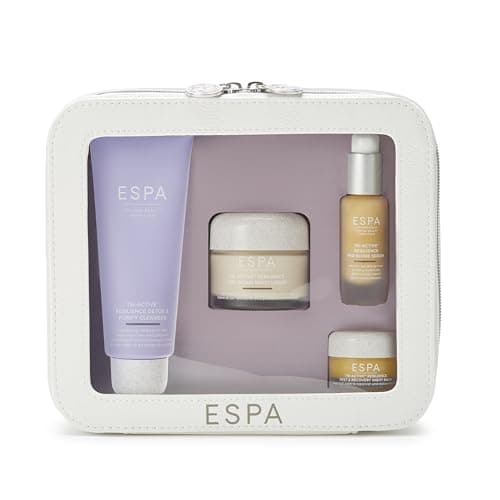 Image of ESPA | Tri-Active™ Resilience Strength & Vitality Skin Regime Set | Worth over £200 | Includes Cleanser, Moisturiser, Serum & Night Balm | Perfect Skin-Strengthening Routine