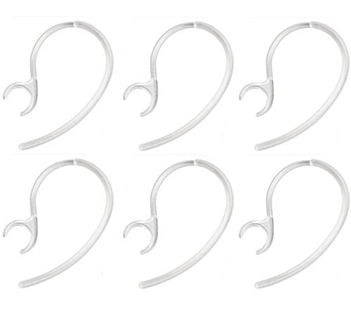 Image of ALXCD Sport Ear Hooks for Extreme 2 Headset, 6 Pcs Replacement Jabra Headset Loops Earhooks Earloop, Fit for Extreme2 [6 Pcs](Clear)