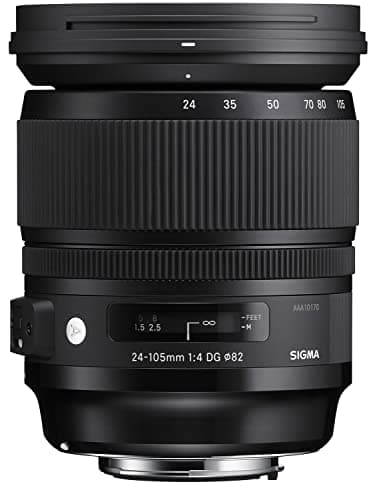 Image of Sigma 635101 24-105mm F4 DG HSM Lens for Canon, Black
