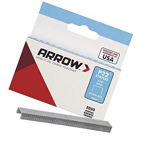 Image of Arrow Fastener 224 Genuine P22 1/4-Inch Staples, 5,050-5 Pack