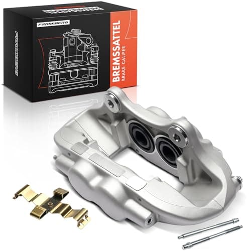 Image of Frankberg Brake Caliper Calipers Front Right Compatible with 1 Series F20 2 Cabriolet F23 3 Series F30 F80 3 Series Touring F31 3 Touring Van F31 4 Gran Coupe F36 Replace# 34116799466