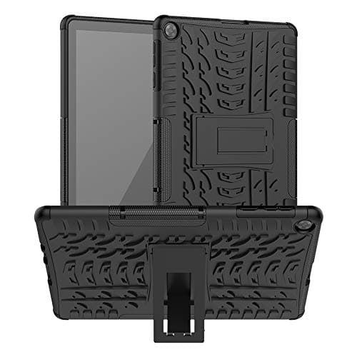 Image of XITODA Case for Huawei MatePad T10 / T10s 2020, Hybrid PC + TPU Protective Case with Stand for Huawei MatePad T10s 10.1" AGS3-L09 AGS3-W09 / T10 9.7" AGR-L09 AGR-W09 Cover Protection(Black)