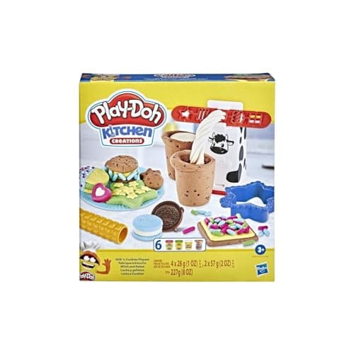 Image of Play-Doh Kitchen Workshop Milk & Cookie Play Dough Set