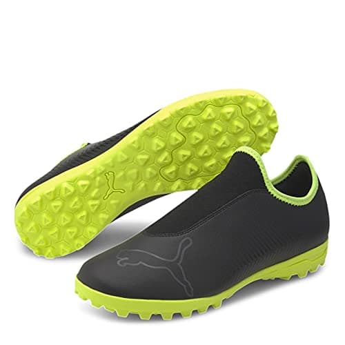 Image of Puma Childrens Finesse Astro Turf Football Boots Black/FluYellow 13 UK Child