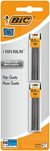 Image of Bic Criterium Mechanical Pencil 0.5 Blister Pack of 2