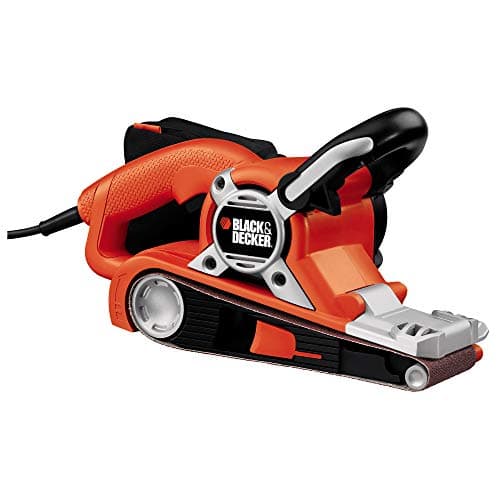 Image of BLACK+DECKER 720 W Angled Belt Sander for Large Surfaces with Cyclonic Action Dust Canister, KA88-GB