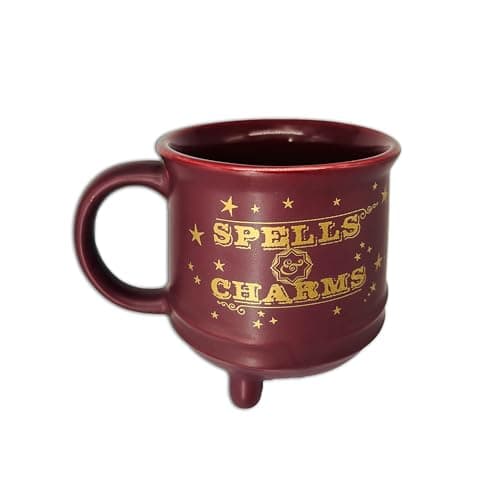 Image of Harry Potter Cauldron Mug (Spells and Charms Design) Mug in Presentation Gift Box, 315ml - Official Merchandise
