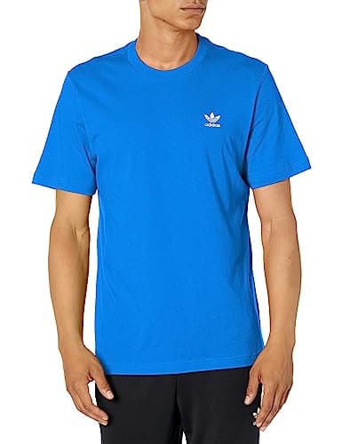 Image of Adidas Originals Mens Essentials Trefoil T-Shirt, Bluebird, Medium