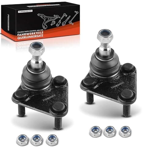 Image of Frankberg 2x Ball Joint Assembly Control Arm Front Axle Left Right Rear Compatible with A3 8L1 1999-2003 TT 8N3 8N9 1998-2006 Leon 1M1 2002-2006 Golf IV 1J1 2002-2005 Replace# K500093