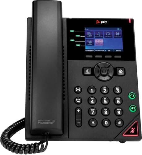 Image of Polycom VVX 250 DESKTOP PHONE OBI POE