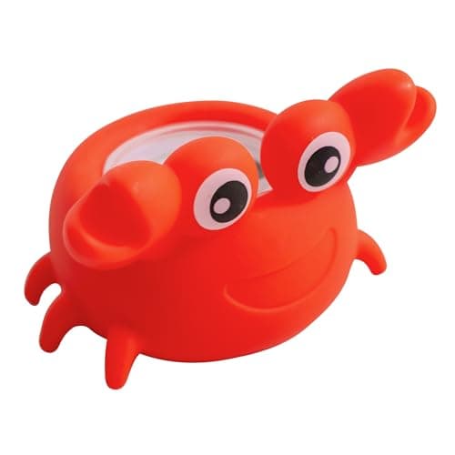Image of Dreambaby Crab Baby Bath Thermometer - Instant Read Digital Thermometer for Water and Room Temperature - Floating Baby Bath toy