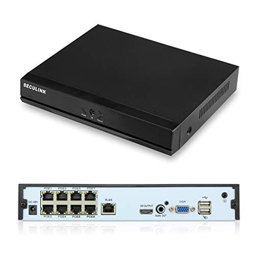 Image of Seculink 8-Channel 4K POE NVR (1080p/3MP/4MP/5MP/8MP) DC48V Network Video Recorder Cloud P2P Remote Access Motion Alert
