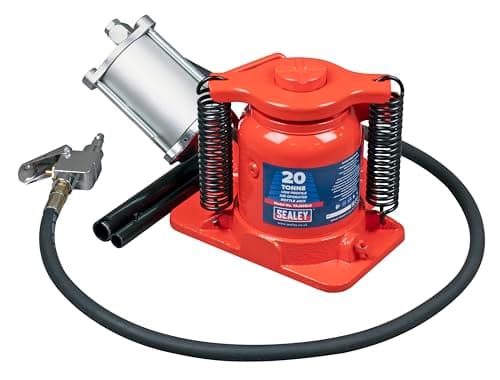Image of Sealey 20 Tonne Low Profile Air Operated Hydraulic Bottle Jack - YAJ20SLE