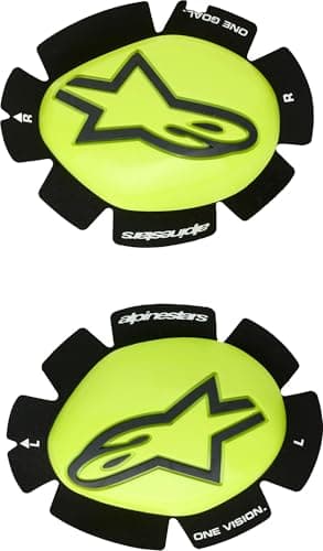 Image of Alpinestars GP Plus Knee Sliders, Yellow/Black
