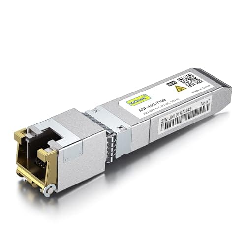 Image of 10Gtek 100-Meter 10GBase-T SFP+ to RJ45 Transceiver, RJ45 to SFP+ Copper Ethernet CAT.6a Module, for Cisco SFP-10G-T-X