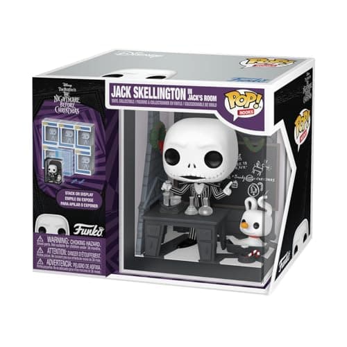 Image of Funko POP! Nooks: Disney - The Night Before Christmas - (TNBC) - Jack Skellington in Jack's Room - Stack or display - Collectable Vinyl Figure - Gift Idea - Official Merchandise