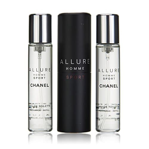 Image of Allure Homme Sport by Chanel Eau de Toilette Refillable Spray 3 x 20ml