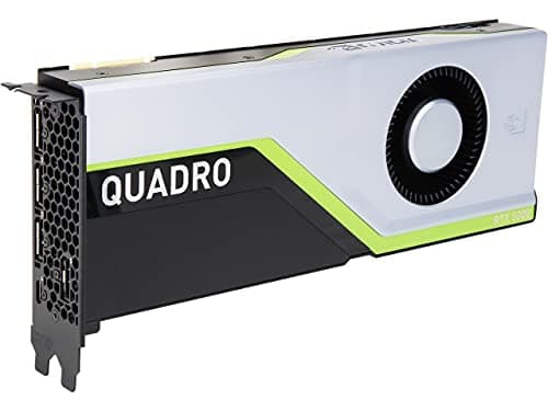 Image of NVIDIA Quadro RTX 5000 16GB GDDR6 Professional Graphics Card – 3072 CUDA, 384 Tensor, 48 RT Cores, 11.2 TFLOPS, DP/VirtualLink, 448 GB/s Memory, 2-Way NVLink Support – Plain OEM Packaging (Renewed)