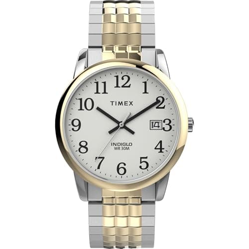Image of Timex Easy Reader 35mm Expansion Band Watch with Perfect Fit TW2V05600
