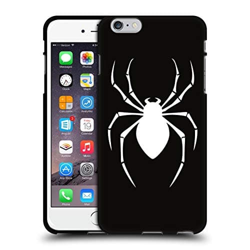 Image of Head Case Designs Insect Silhouette Lady Hale Spider Brooch Black Soft Gel Case Compatible With Apple iPhone 6 Plus/iPhone 6s Plus
