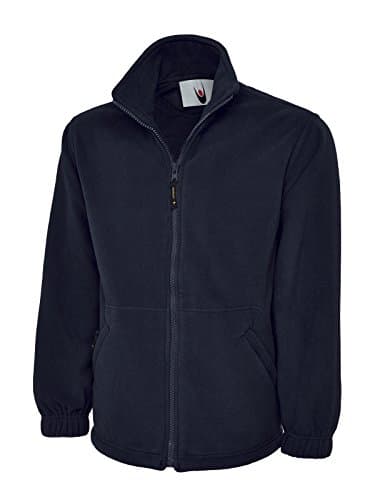 Image of Uneek clothing Adults Ladies Mens Classic Full Zip Fleece Jacket, Navy, XX-Large