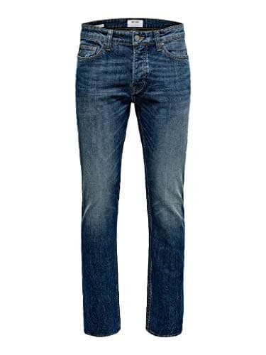 Image of Only & Sons NOS Men's Onsweft Washed Dcc 3614 Noos Straight Jeans, Blue (Blue Denim Denim), W30/L32 (Manufacturer Size: 30)