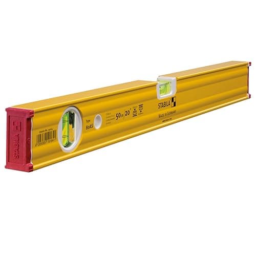 Image of Stabila 80 AS Spirit Level 2 Vial 19164 50cm,Yellow