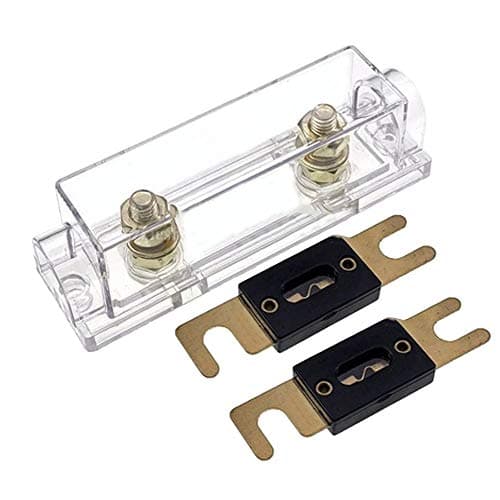 Image of ETOPARS 100A Plated ANL Fuse Holder Auto Stud Fuses 100A AMP Gold Blade Fuse Car Audio Automotive Protect Safety Fit 0 2 4 Gauge Wire