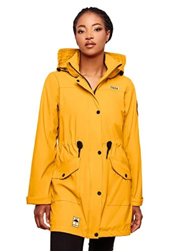 Image of Navahoo Deike Women's Winter Jacket Rain Jacket XS - XXL, Amber Yellow, S