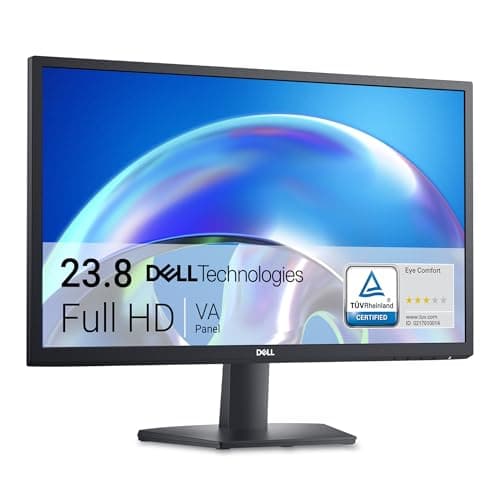 Image of Dell SE2425H 24 Inch Full HD (1920x1080) Monitor, 75Hz, VA, 5ms, VESA (100x100mm), HDMI, VGA, 3 Year Warranty, Black