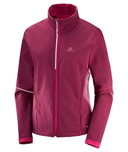 Image of SALOMON Women's Agile Softshell JACKET, Cerise Heather, XL