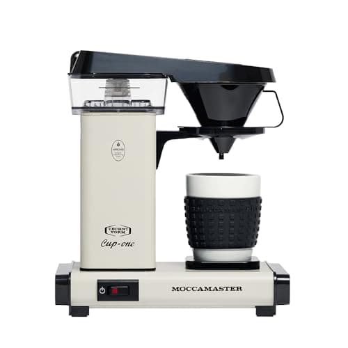 Image of Moccamaster Cup-one Filter Coffee Machine, Aluminum, 1090 W, Off-White