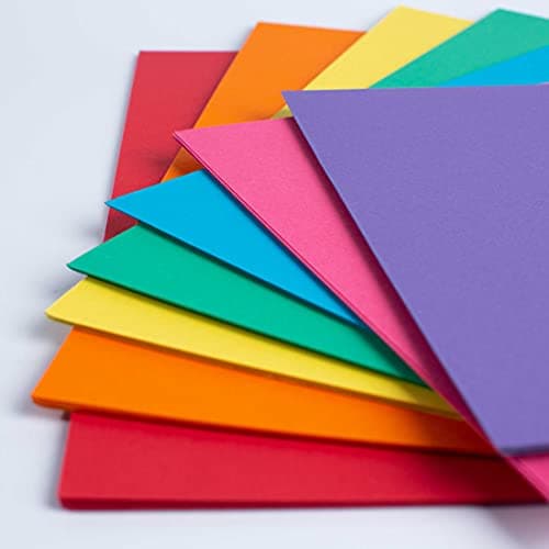 Image of House of Card & Paper A4 160 GSM Card - Rainbow Coloured Card (Pack of 50 Sheets)