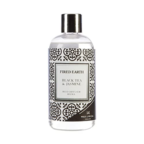 Image of Wax Lyrical Fired Earth Black Tea & Jasmine Reed Diffuser Refill - 200ml | Sophisticated Fragrance with Jasmine, Black Tea, & Spices | Made in England