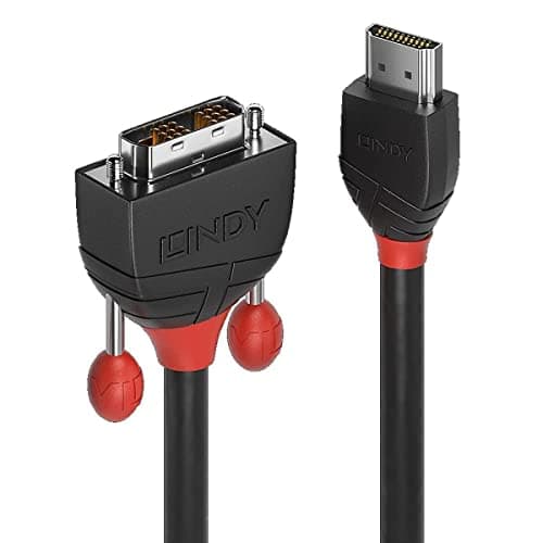 Image of LINDY 2m HDMI to DVI-D Cable Black