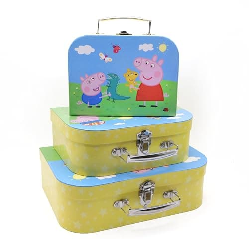 Image of Robert Frederick Peppa Pig Children's Triple Carry Case Set - 3 Sizes
