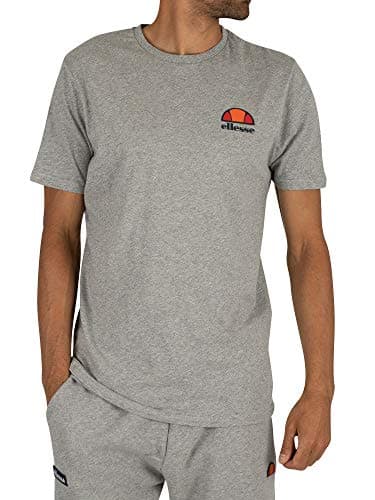 Image of ellesse Men's Canaletto T-Shirt, Grey Marl, M