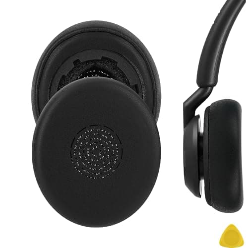 Image of Geekria Replacement Ear Pads for Jabra Engage 50 II/Engage 40 Wired (Do Not Fit Engage 50 Model) Headphones Ear Cushions, Repair Parts (Black)