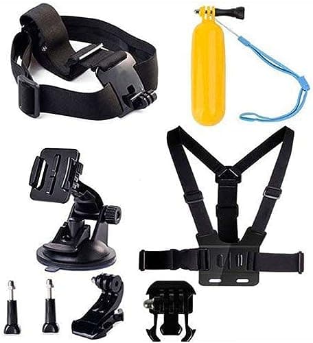 Image of Navitech 8-in-1 Action Camera Accessories Combo Kit - Compatible With Kaiser Baas X300 2.5K Action Camera