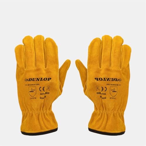 Image of DUNLOP Mens Work Gloves Brown L-XL