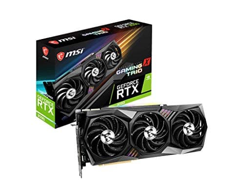 Image of MSI Gaming GeForce RTX 3090 24GB GDRR6X 384-Bit HDMI/DP Nvlink Tri-Frozr 2 Ampere Architecture OC Graphics Card (RTX 3090 GAMING X TRIO 24G) (Renewed)