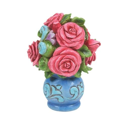 Image of Heartwood Creek by Jim Shore Rose Bouquet Mini Figurine